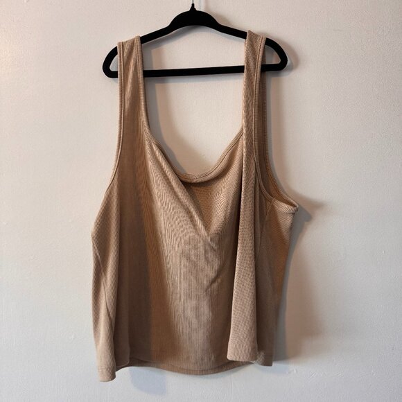 Tan Old Navy Cropped Tank Top - Picture 1 of 1